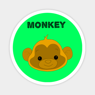 Monkey head Magnet